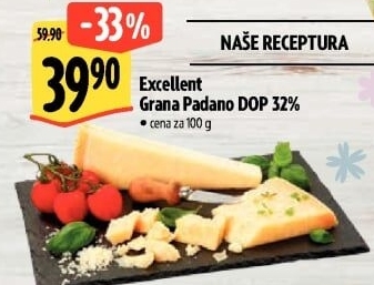 Sýr Grana Padano DOP 32% Albert Excellent