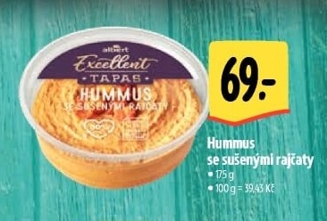 Tapas Hummus se sušenými rajčaty Albert Excellent