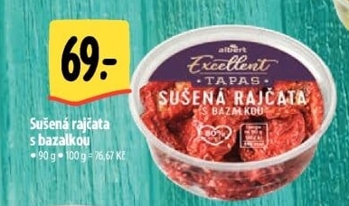 Tapas sušená rajčata Albert Excellent