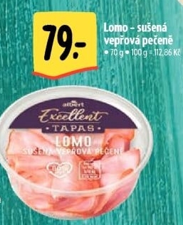 Tapas sušená vepřová pečeně Lomo Albert Excellent