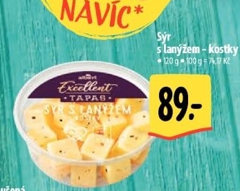 Tapas sýr s lanýžem Albert Excellent