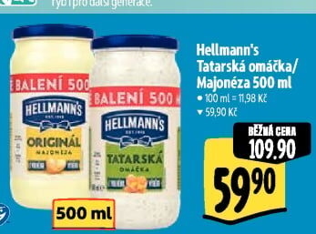 Tatarská omáčka Hellmann'