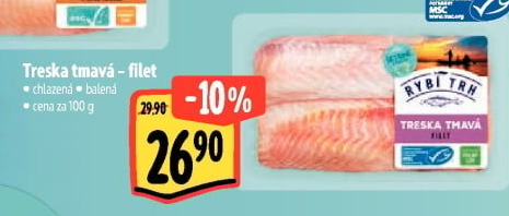 Treska tmavá filety Albert