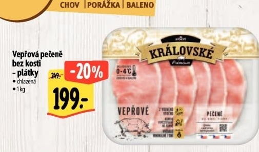 Vepřová pečeně bez kosti Královská Albert