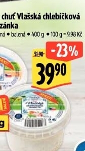 Vlašská chlebíčková pomazánka Česká chuť