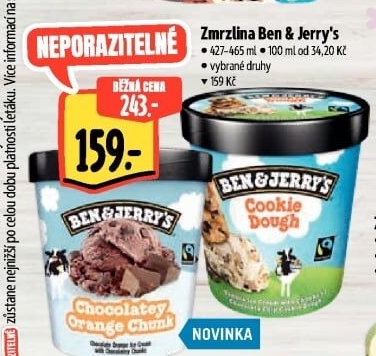 Zmrzlina v kelímku Ben&amp