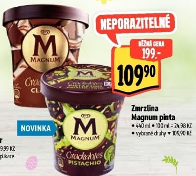 Zmrzlina v kelímku Magnum Algida