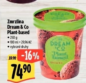 Zmrzlina v kelímku Plant Based Dream &amp