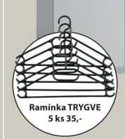 Plastová ramínka