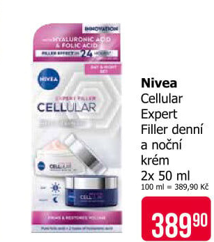 Balení krém denní a noční Cellular Expert Filler Nivea