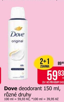 Deodorant sprej Dove