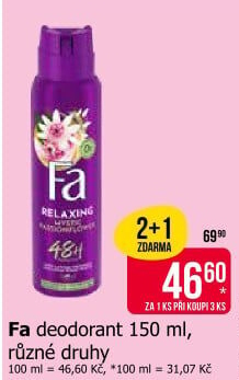 Deodorant sprej Fa