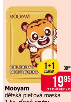 Dětská pleťová maska Mooyam