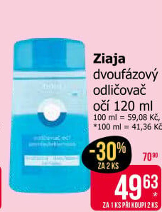 Dvoufázový odličovač očí Ziaja