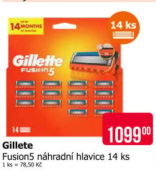 Náhradní hlavice pánské Fusion5 Gillette