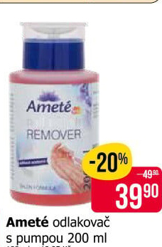 Odlakovač na nehty Ameté