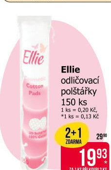 Odličovací tampony Ellie