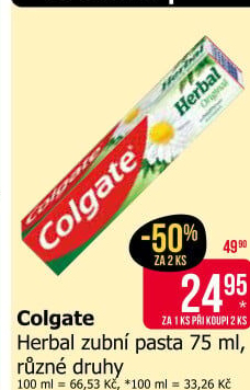 Pasta na zuby Herbal Colgate