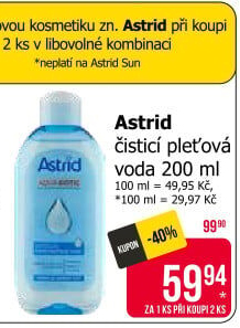Pleťová voda Astrid