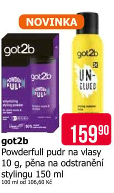 Pudr na vlasy Got2b Schwarzkopf