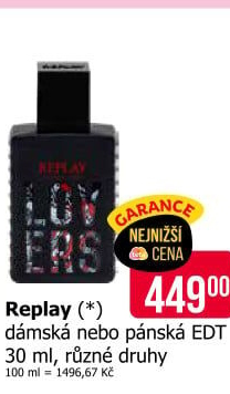 Toaletní voda pánská Replay