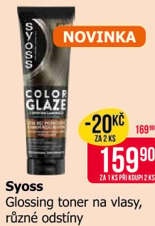 Toner na vlasy Color Glaze Syoss