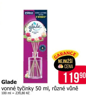 Vonné tyčinky Glade by Brise