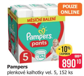 Pleny dětské Pampers Pants
