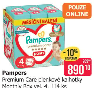Pleny dětské Pampers Pants Premium Care