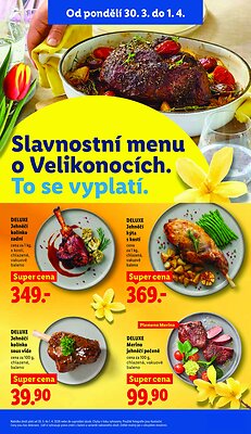 akční leták Lidl 30.3.2026-1.4.2026