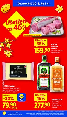 akční leták Lidl 30.3.2026-1.4.2026