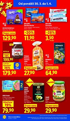 akční leták Lidl 30.3.2026-1.4.2026