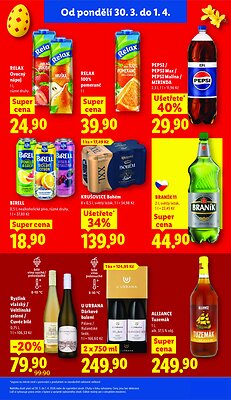 akční leták Lidl 30.3.2026-1.4.2026