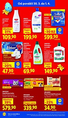akční leták Lidl 30.3.2026-1.4.2026