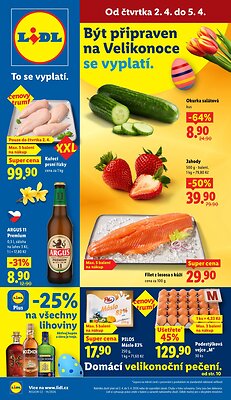 akční leták Lidl 2.4.2026-5.4.2026