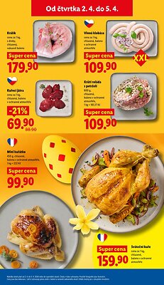 akční leták Lidl 2.4.2026-5.4.2026