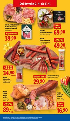akční leták Lidl 2.4.2026-5.4.2026