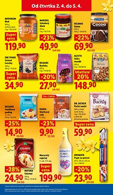 akční leták Lidl 2.4.2026-5.4.2026