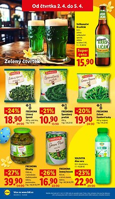 akční leták Lidl 2.4.2026-5.4.2026