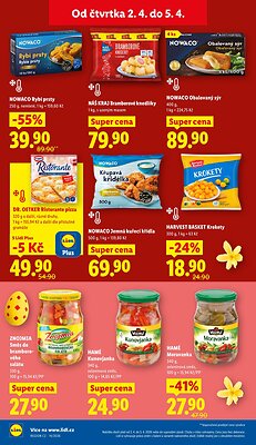akční leták Lidl 2.4.2026-5.4.2026