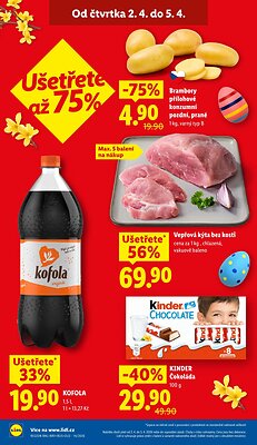 akční leták Lidl 2.4.2026-5.4.2026