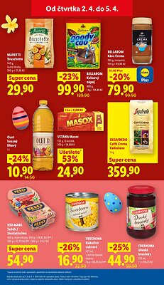 akční leták Lidl 2.4.2026-5.4.2026