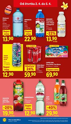 akční leták Lidl 2.4.2026-5.4.2026