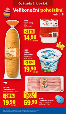 akční leták Lidl 2.4.2026-5.4.2026