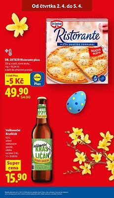 akční leták Lidl 2.4.2026-5.4.2026
