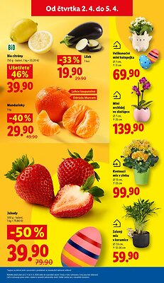 akční leták Lidl 2.4.2026-5.4.2026