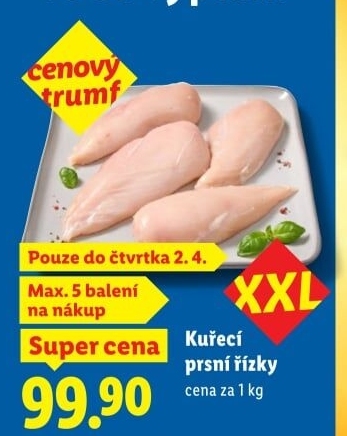 Kuřecí prsní řízky