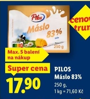 Máslo Pilos