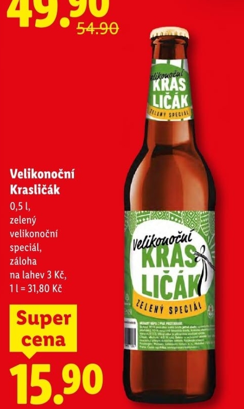 Pivo Velikonoční Krasličák Lobkowicz