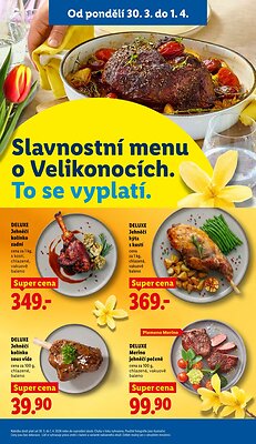 akční leták Lidl 30.3.2026-1.4.2026